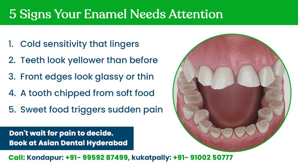 signs your enamel needs attention