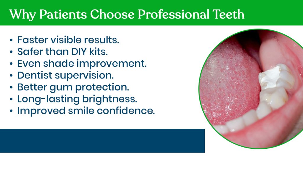 why patients choose professional teeth whitening