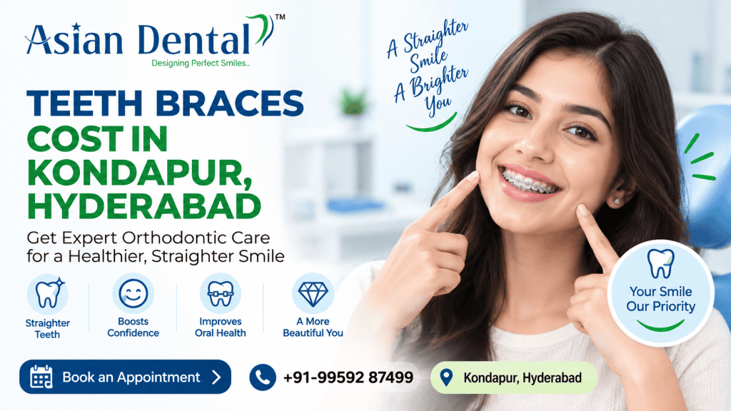 Teeth Braces Cost in Kondapur
