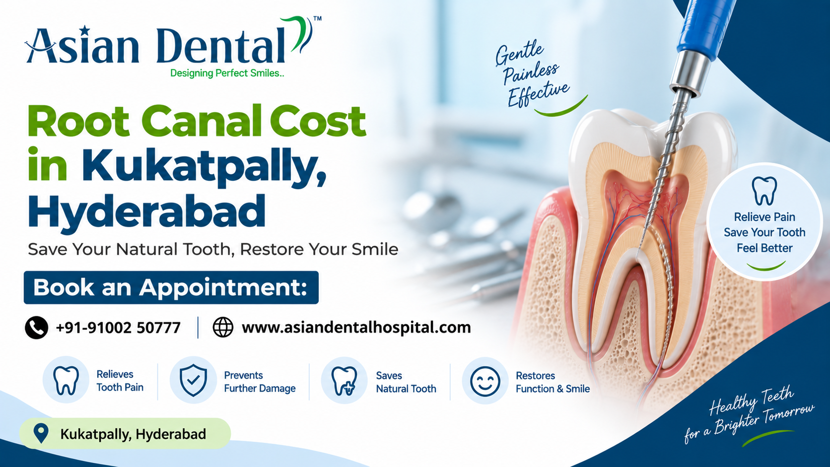 Root Canal Treatment Cost in Hyderabad