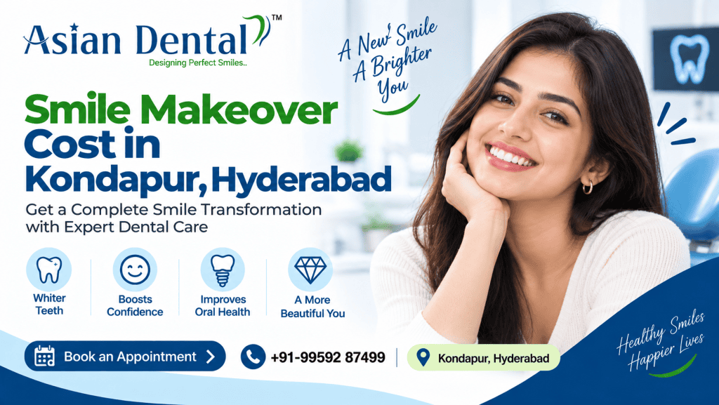 Smile Makeover Cost in Kondapur