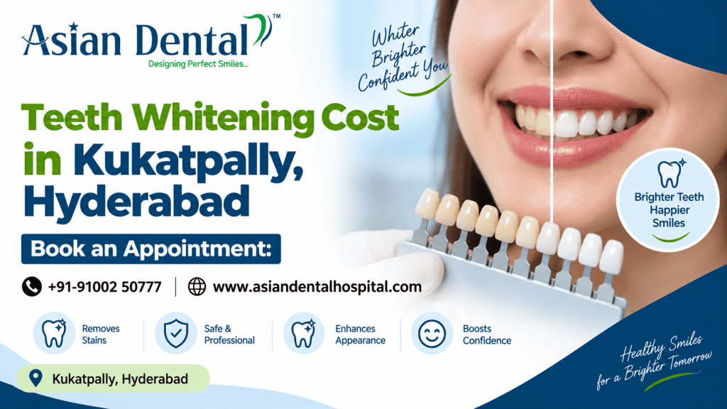 Teeth Whitening Cost in Kukatpally