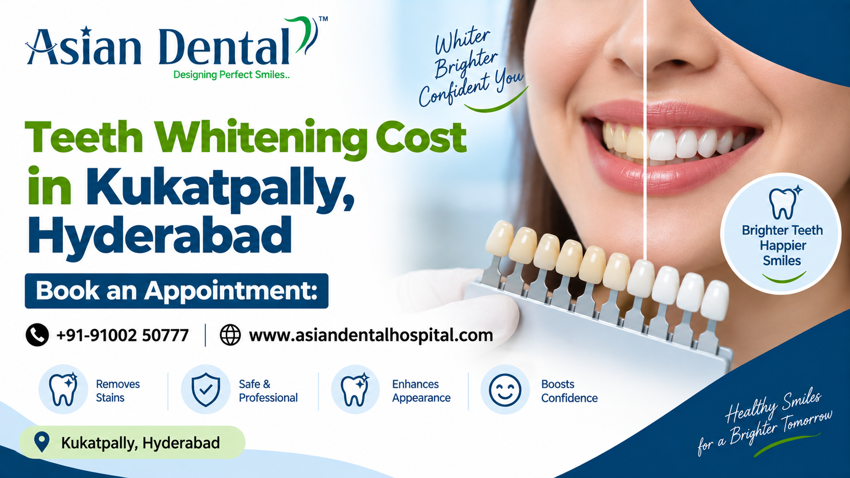 Teeth Whitening Cost in Kukatpally